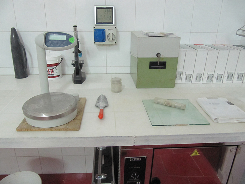 Immagine delle prove di laboratorio